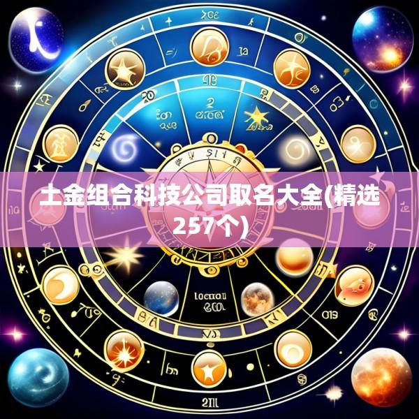 土金组合科技公司取名大全(精选257个)