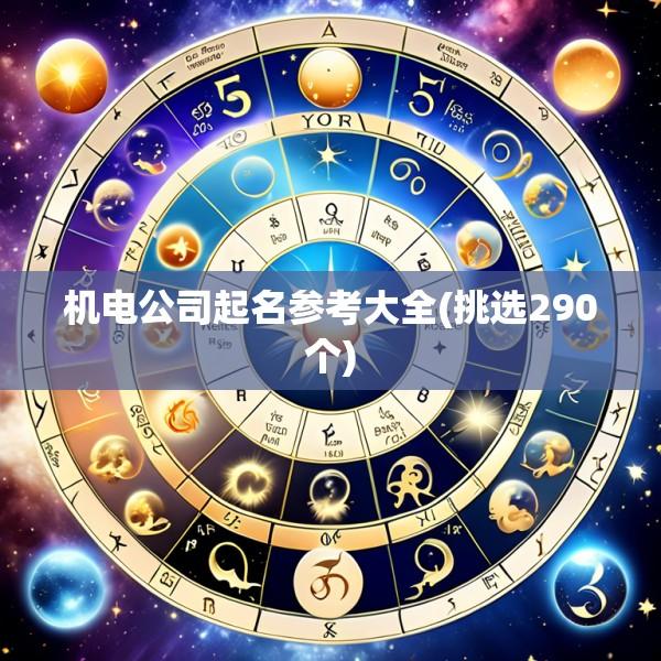 机电公司起名参考大全(挑选290个)