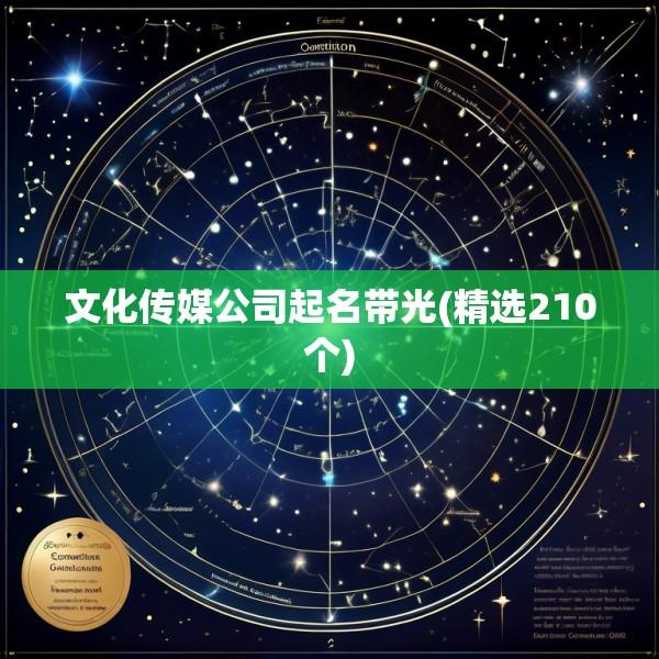文化传媒公司起名带光(精选210个)