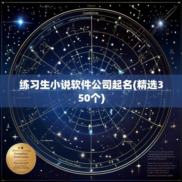 练习生小说软件公司起名(精选350个)
