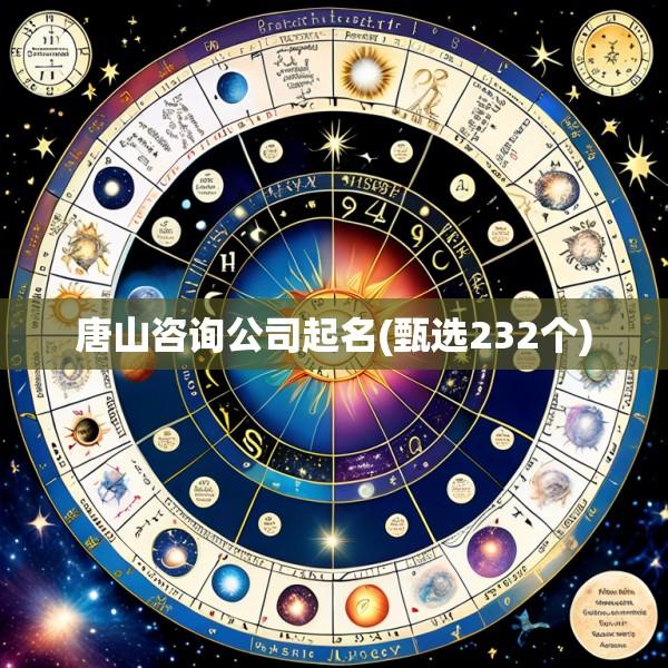 唐山咨询公司起名(甄选232个)