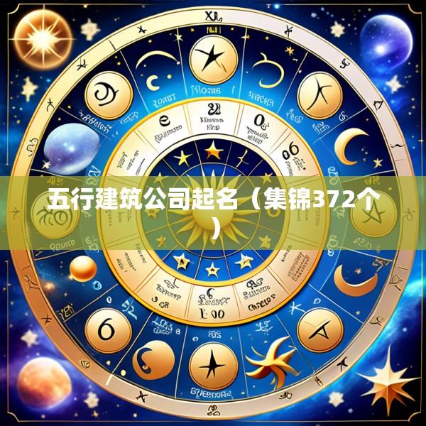 五行建筑公司起名（集锦372个）