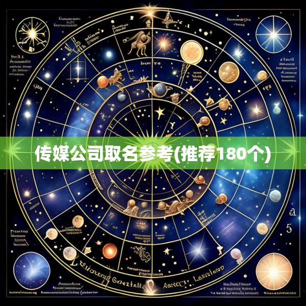 传媒公司取名参考(推荐180个)