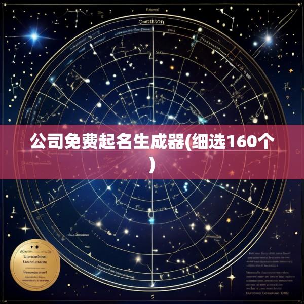 公司免费起名生成器(细选160个)
