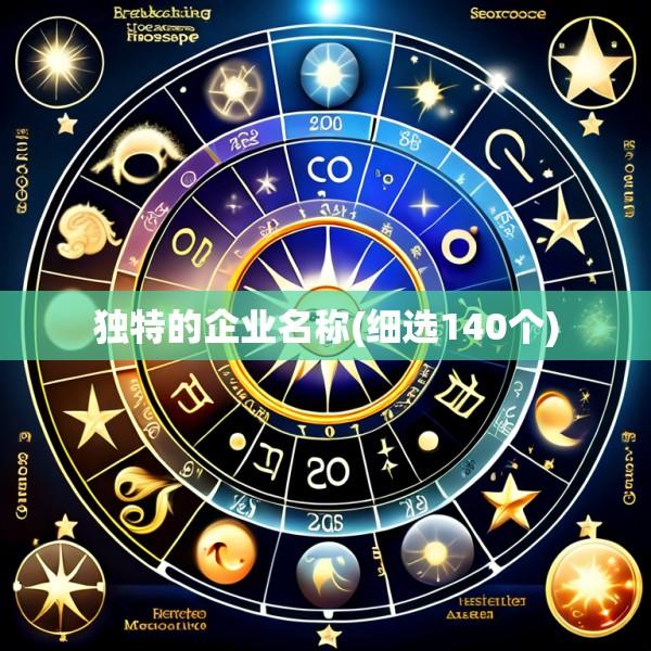 独特的企业名称(细选140个)