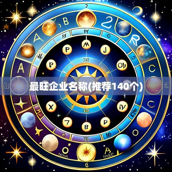 最旺企业名称(推荐140个)