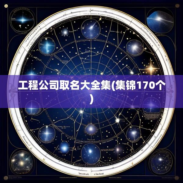 工程公司取名大全集(集锦170个)