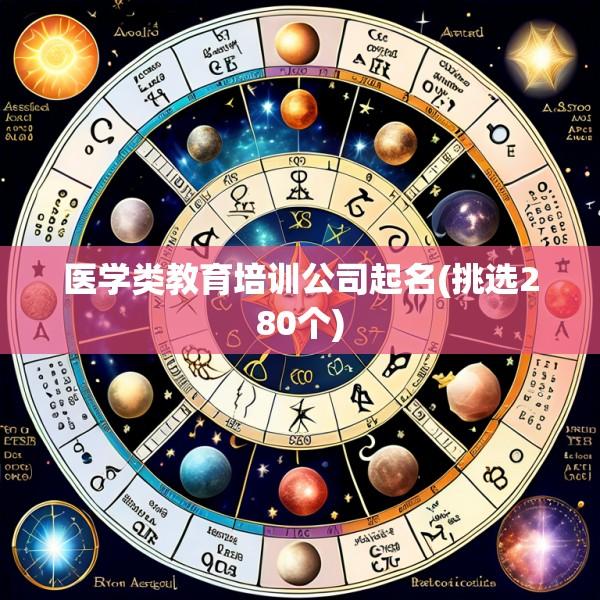 医学类教育培训公司起名(挑选280个)