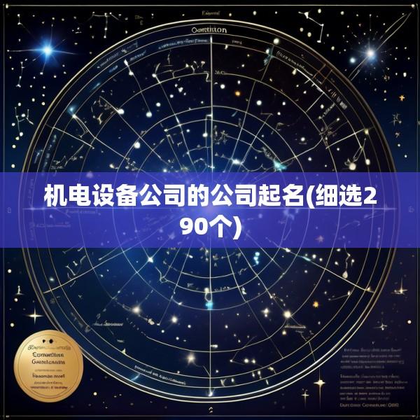 机电设备公司的公司起名(细选290个)