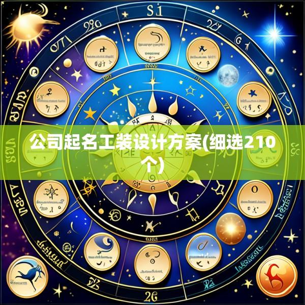 公司起名工装设计方案(细选210个)
