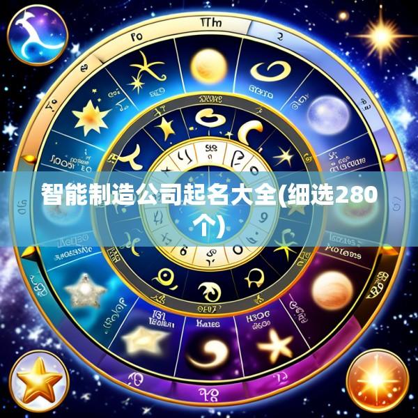 智能制造公司起名大全(细选280个)