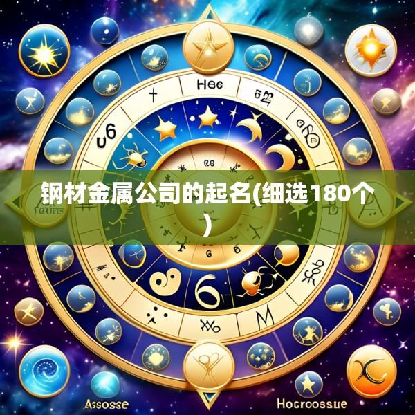 钢材金属公司的起名(细选180个)