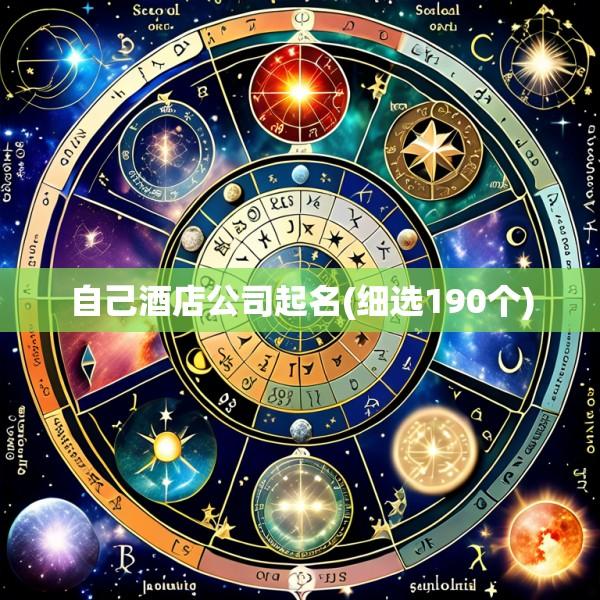 自己酒店公司起名(细选190个)