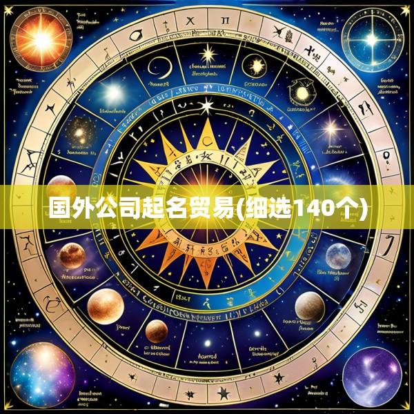 国外公司起名贸易(细选140个)