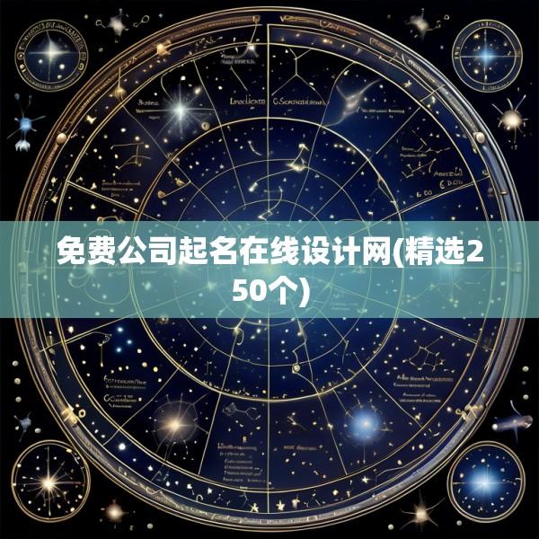免费公司起名在线设计网(精选250个)