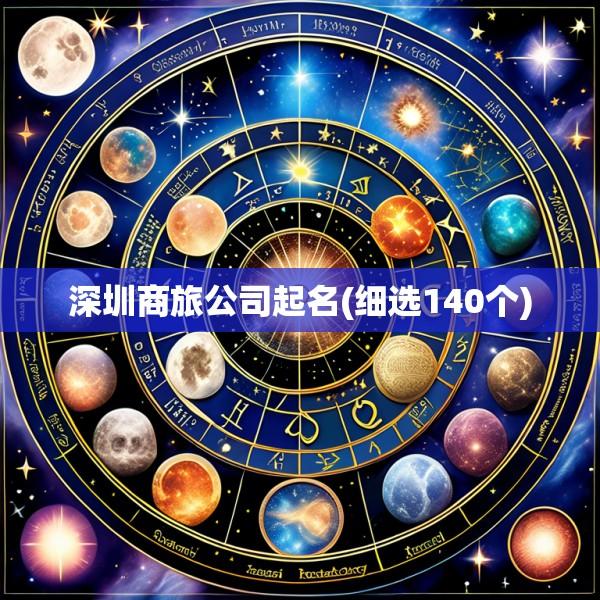 深圳商旅公司起名(细选140个)