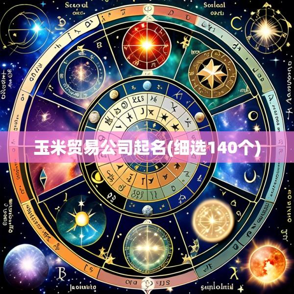 玉米贸易公司起名(细选140个)