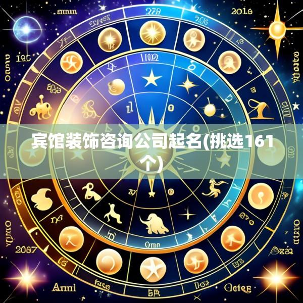 宾馆装饰咨询公司起名(挑选161个)