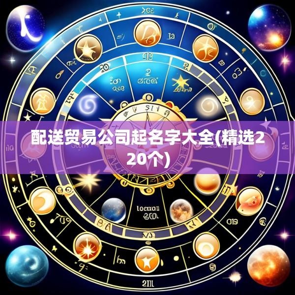配送贸易公司起名字大全(精选220个)