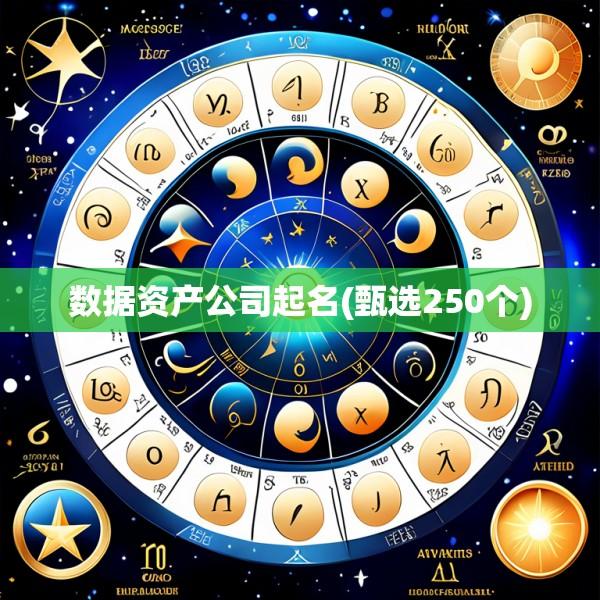 数据资产公司起名(甄选250个)
