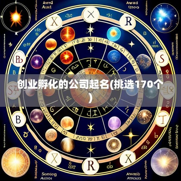 创业孵化的公司起名(挑选170个)