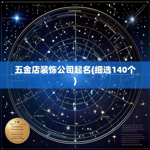 五金店装饰公司起名(细选140个)