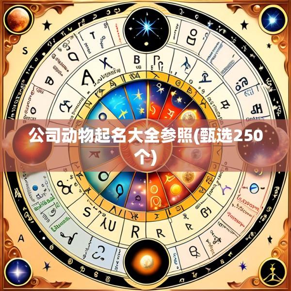 公司动物起名大全参照(甄选250个)