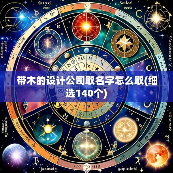 带木的设计公司取名字怎么取(细选140个)