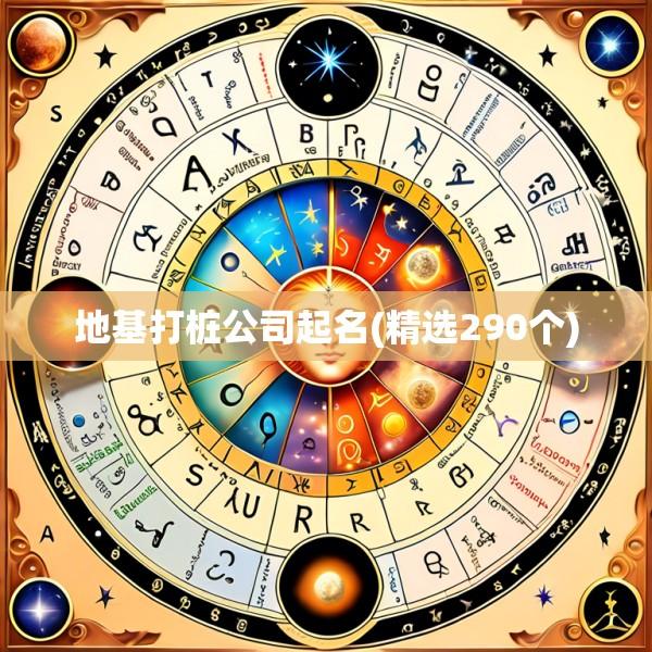 地基打桩公司起名(精选290个)