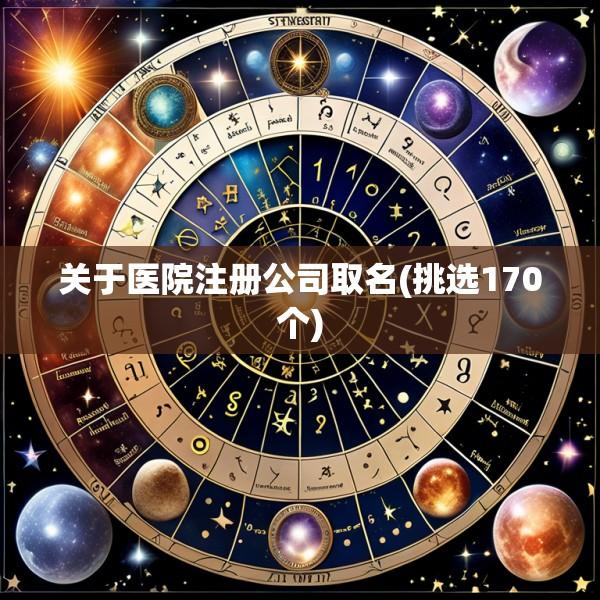 关于医院注册公司取名(挑选170个)