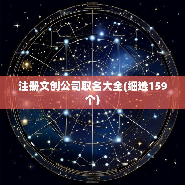 注册文创公司取名大全(细选159个)