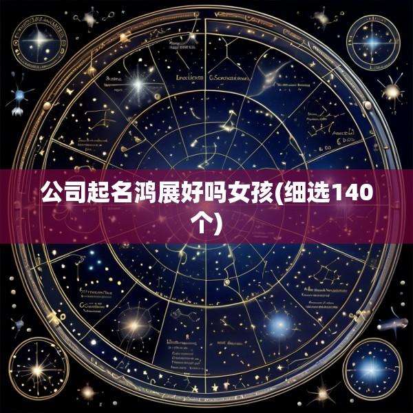 公司起名鸿展好吗女孩(细选140个)