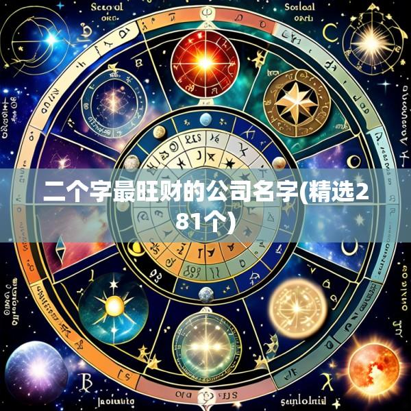 二个字最旺财的公司名字(精选281个)