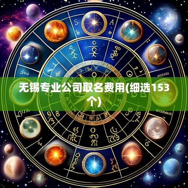 无锡专业公司取名费用(细选153个)