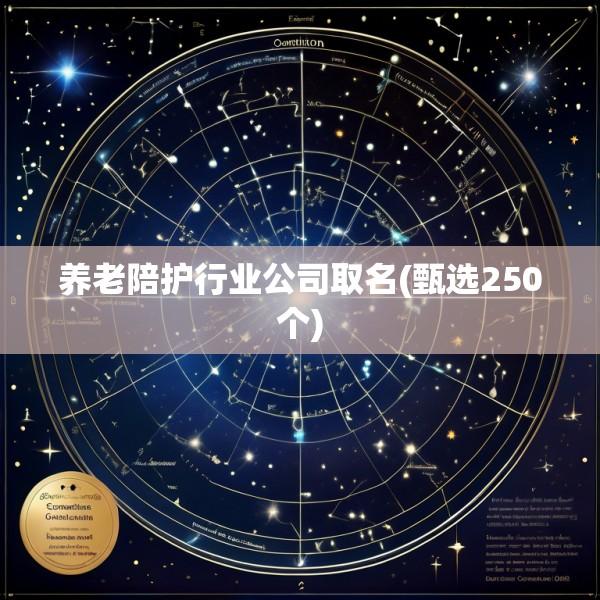 养老陪护行业公司取名(甄选250个)