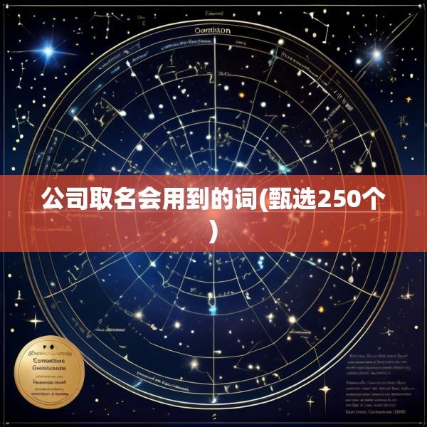 公司取名会用到的词(甄选250个)