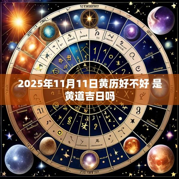 2025年11月11日黄历好不好 是黄道吉日吗