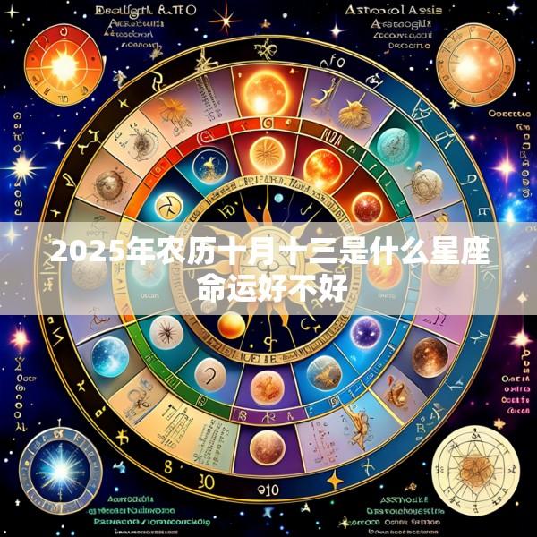 2025年农历十月十三是什么星座 命运好不好