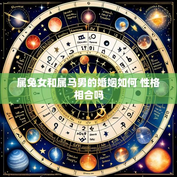 属兔女和属马男的婚姻如何 性格相合吗