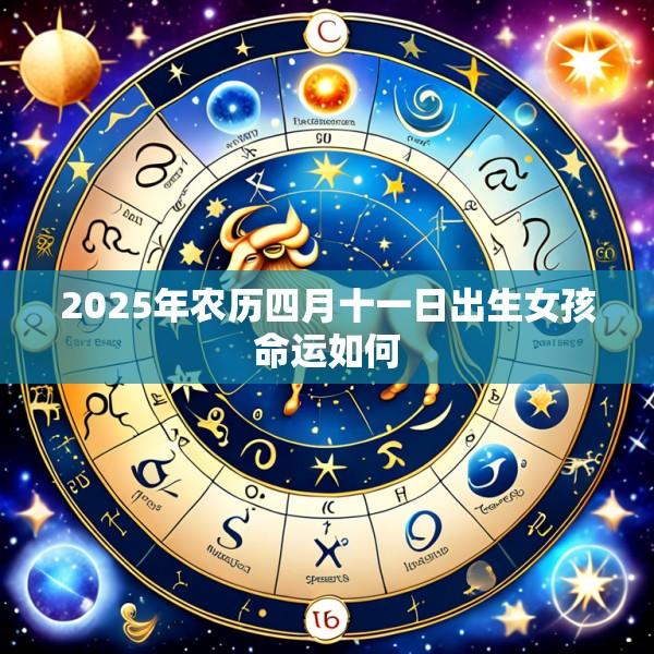 2025年农历四月十一日出生女孩命运如何