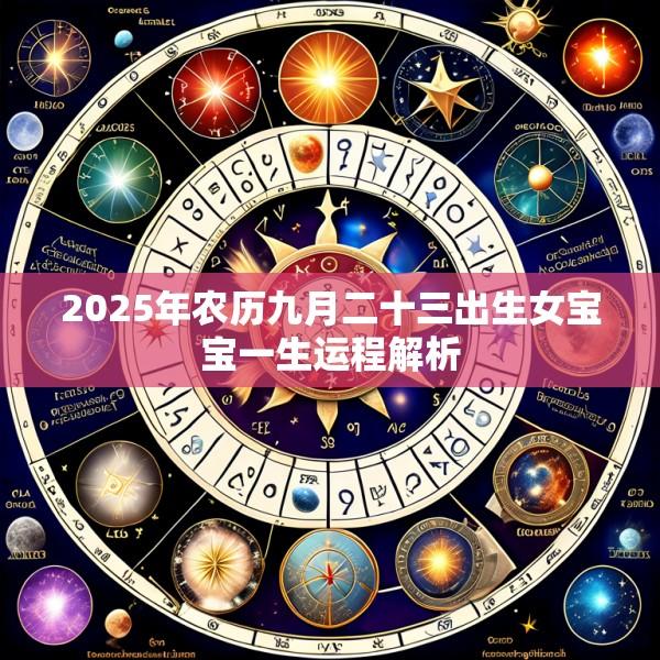 2025年农历九月二十三出生女宝宝一生运程解析