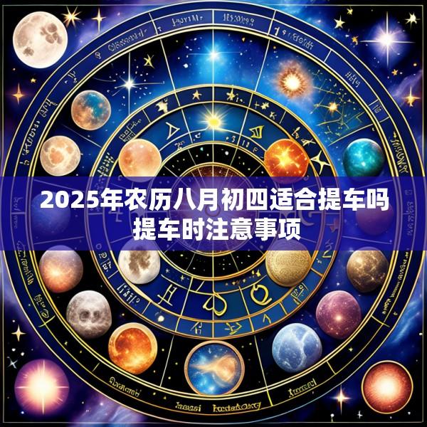 2025年农历八月初四适合提车吗 提车时注意事项