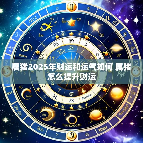 属猪2025年财运和运气如何 属猪怎么提升财运