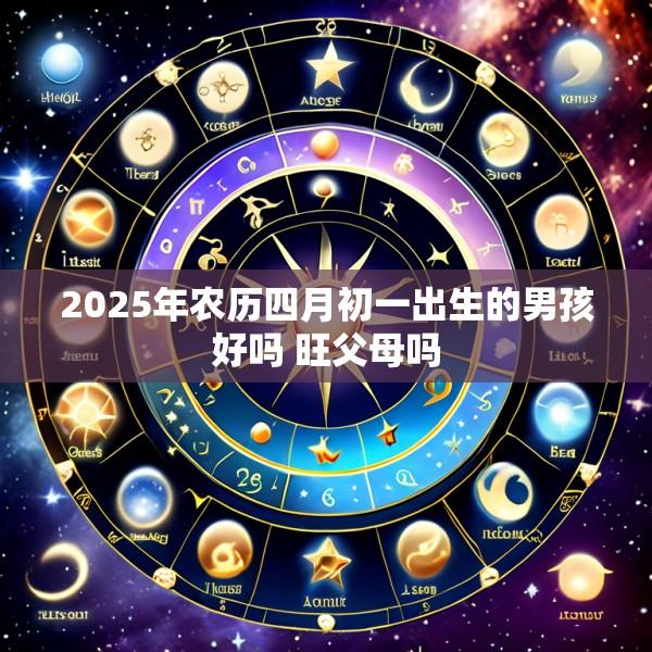 2025年农历四月初一出生的男孩好吗 旺父母吗