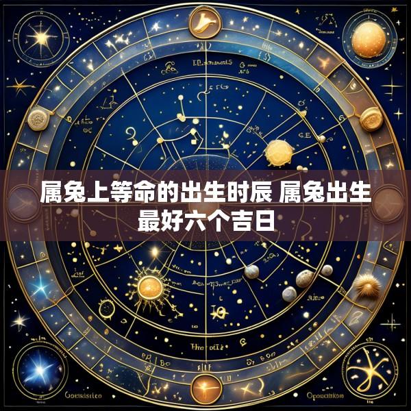 属兔上等命的出生时辰 属兔出生最好六个吉日