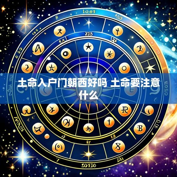 土命入户门朝西好吗 土命要注意什么