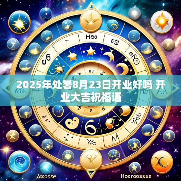 2025年处暑8月23日开业好吗 开业大吉祝福语