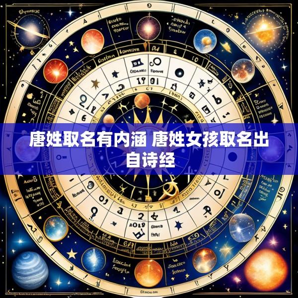 唐姓取名有内涵 唐姓女孩取名出自诗经