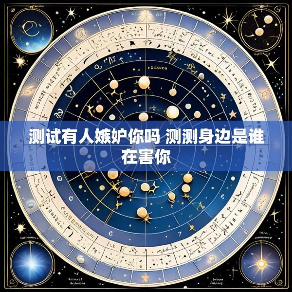 测试有人嫉妒你吗 测测身边是谁在害你