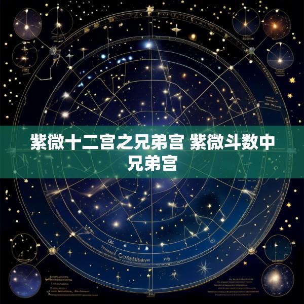 紫微十二宫之兄弟宫 紫微斗数中兄弟宫